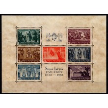 1938. Ungarn. St. Stefans 900 års-dødsdag. Miniark. Postfrisk.